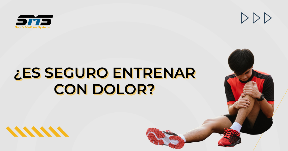 Es seguro entrenar con dolor