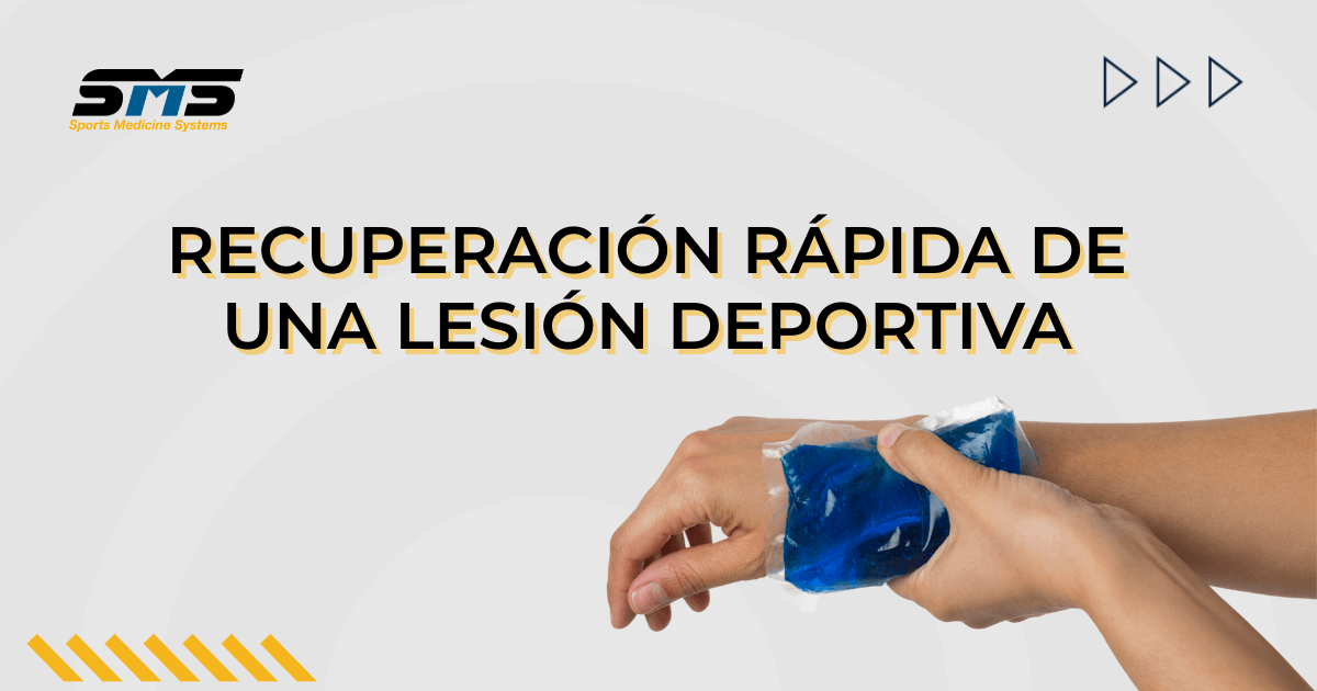 Recuperación rápida de lesión deportiva